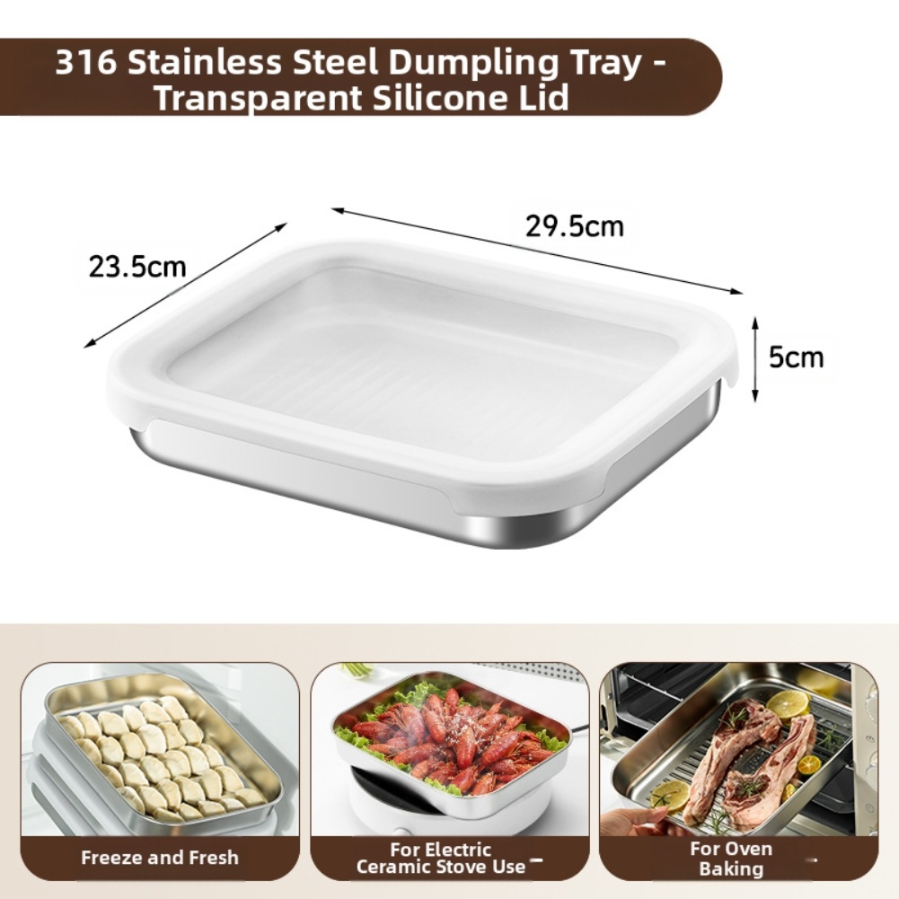 스테인리스 스틸 식품 보관 용기, 316 실리콘 뚜껑  - Food Storage Square Containers 리뷰 및 가격