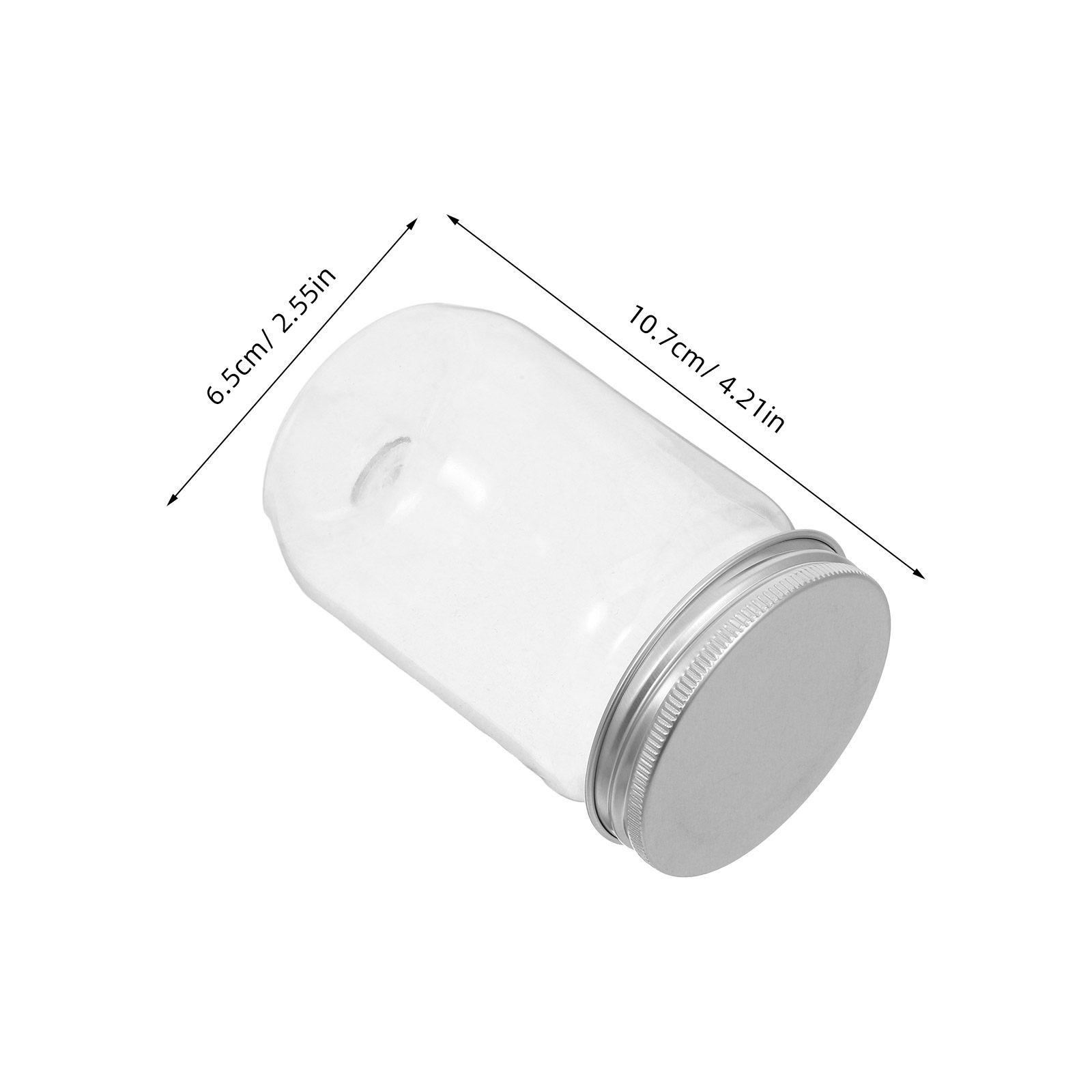 6Pcs 투명 플라스틱 메이슨 항아리(밀폐 뚜껑 포함) - Food Storage Kitchen 리뷰 및 가격
