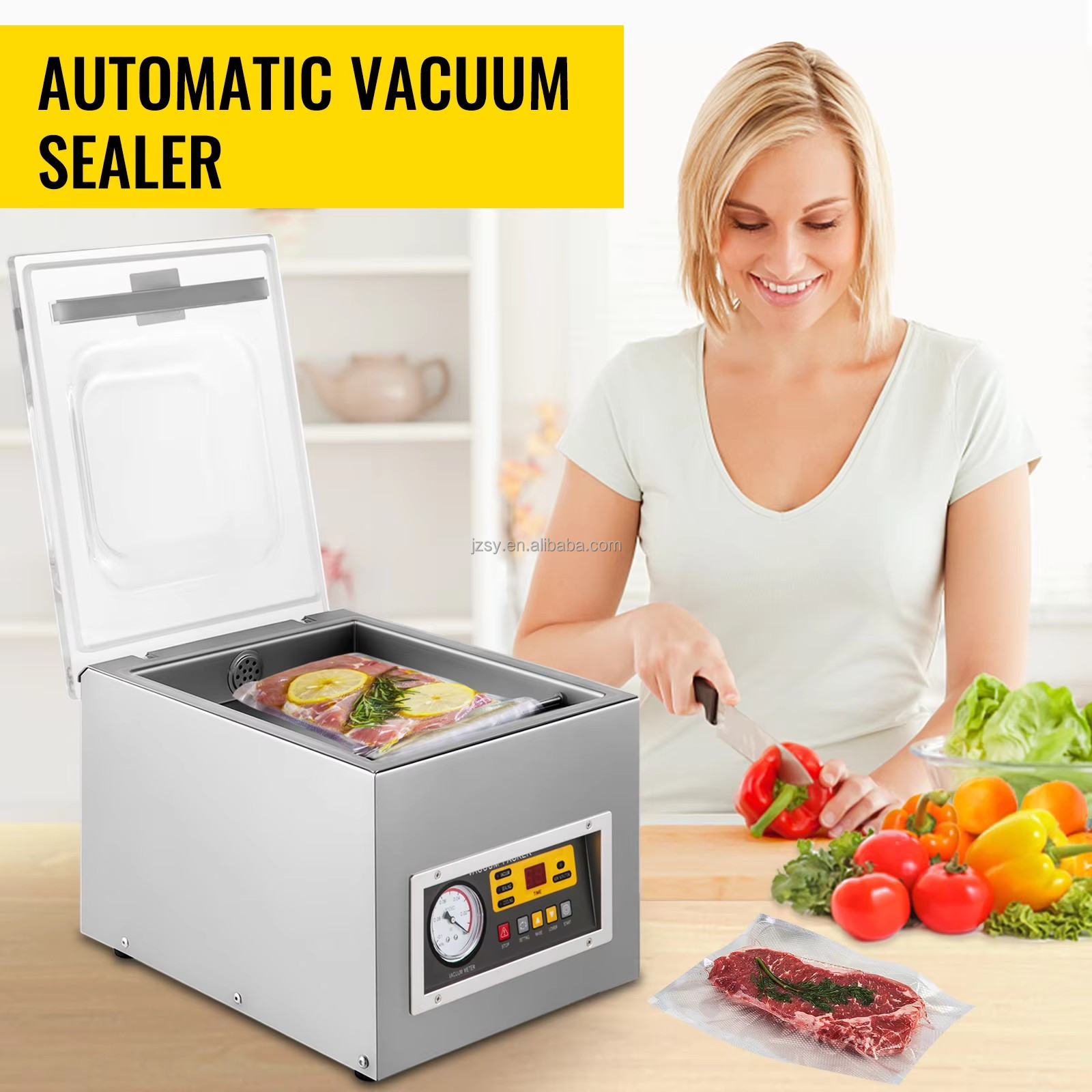 진공 포장기 상업용 플라스틱 백 실러 주방 식품 사업  - Food Storage Kitchen 리뷰 및 가격