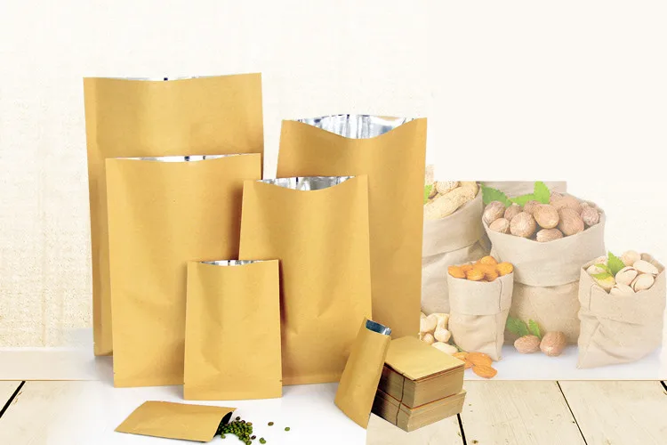 100 개/몫 11*16cm 열 밀봉 가능한 크래프트  - Food Storage In Mylar Bags 리뷰 및 가격