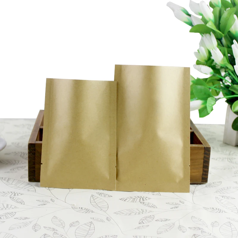 100 개/몫 11*16cm 열 밀봉 가능한 크래프트  - Food Storage In Mylar Bags 리뷰 및 가격