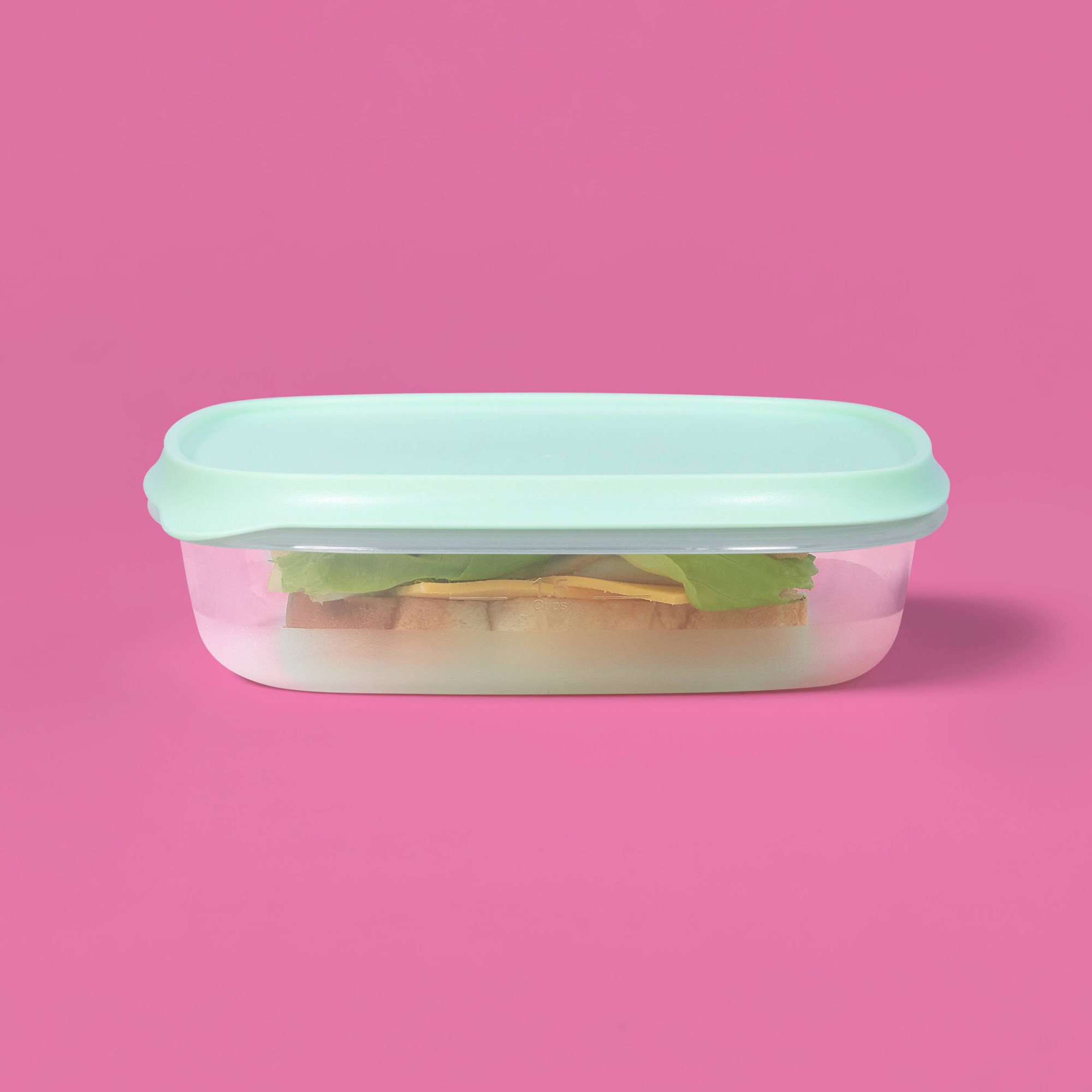 3ct 사각형 스냅 뚜껑이 있는 식품 보관 용기, 주방 - Food Storage Square Containers 리뷰 및 가격