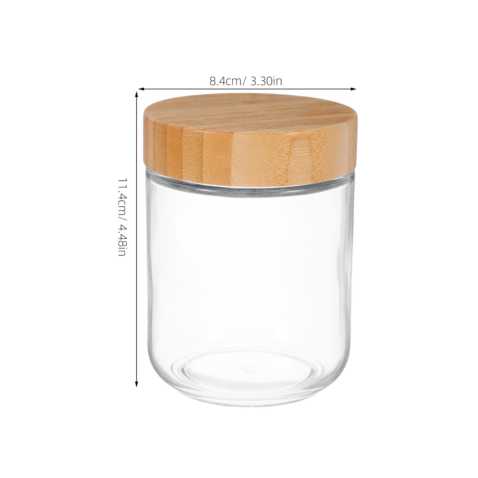4개입 유리 주방 보관 용기, 대나무 뚜껑 밀폐 용기, - Food Storage Kitchen 리뷰 및 가격