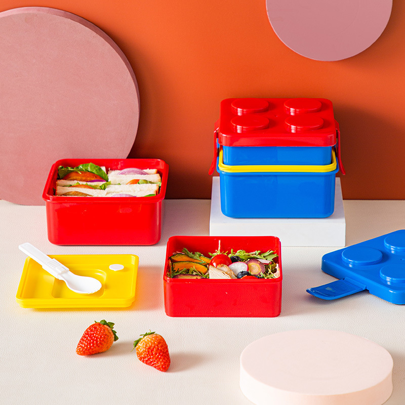 DIY 빌딩 블록 도시락 상자 어린이를위한 모듈 형 빌 - Food Storage Building 리뷰 및 가격
