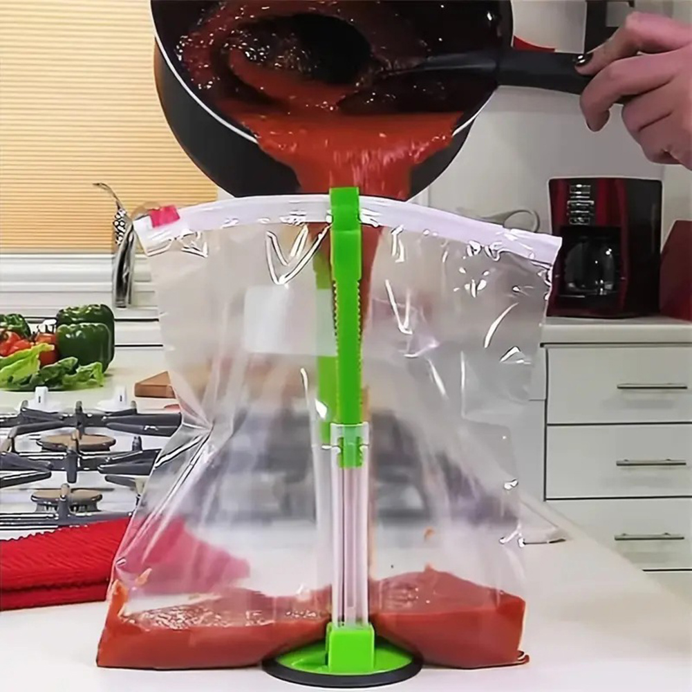 조정 가능 비 슬립 푸드 스토리지 백 홀더 신선한 키우 - Food Storage Zip Bags 리뷰 및 가격