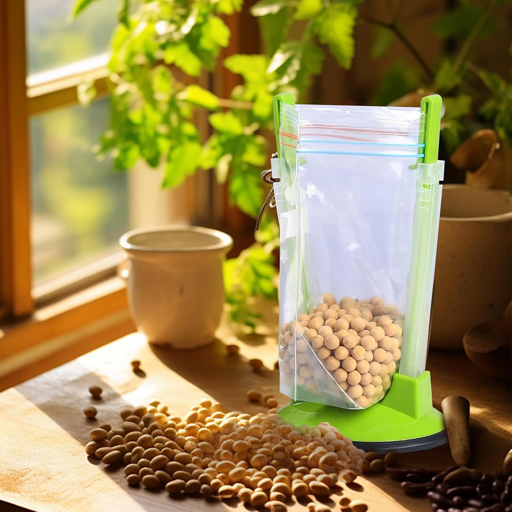 조정 가능 비 슬립 푸드 스토리지 백 홀더 신선한 키우 - Food Storage Zip Bags 리뷰 및 가격